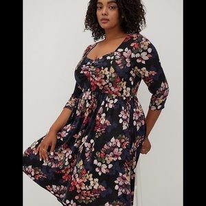 Torrid Sweetheart Neck Skater Dress